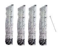 4 Rolls of 35 inch Sheep and goat Net and  3 foot Ground Rod from Gallagher Electric Fence