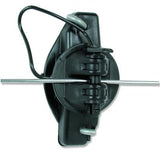 Black Gallagher Pinlock Wood Post Fence Insulator with smooth wire