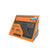 Gallagher S120 Electric Fence Charger with Orange and black packaging of a lithium product on a white background