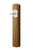 wooden fence post with a white gallagher 3 way gate anchor mounting bracket and silver hardware, isolated on a white background.