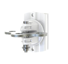 Gallagher 3 way gate anchor kit with a silver metal mounting plate and threaded bolt, shown on a plain white background.