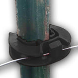 Gallagher Electric Fence wire in lock jawz insulator