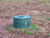 Lapp Single Hole Energy Free Livestock Waterer in horse pasture