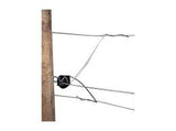Gallagher 12" Offset Black Pinlock Fence Insulators